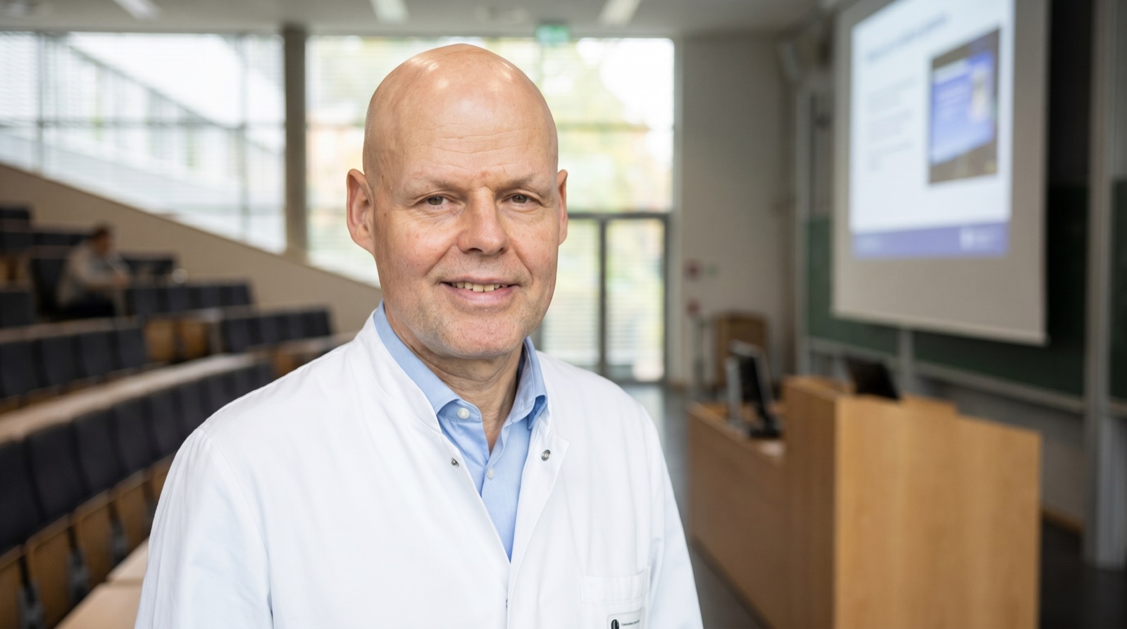 Dr. Frank Schaudig im Hörsaal